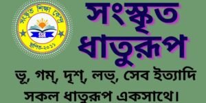সংস্কৃত ধাতুরূপ